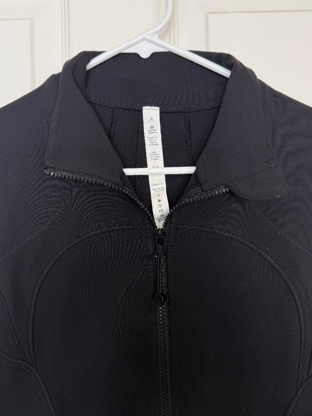 Lululemon Black Define jacket Luon Size 8 - Picture 6 of 7